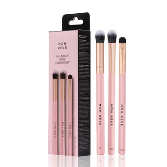 SET DE 3 BROCHAS PARA OJOS
