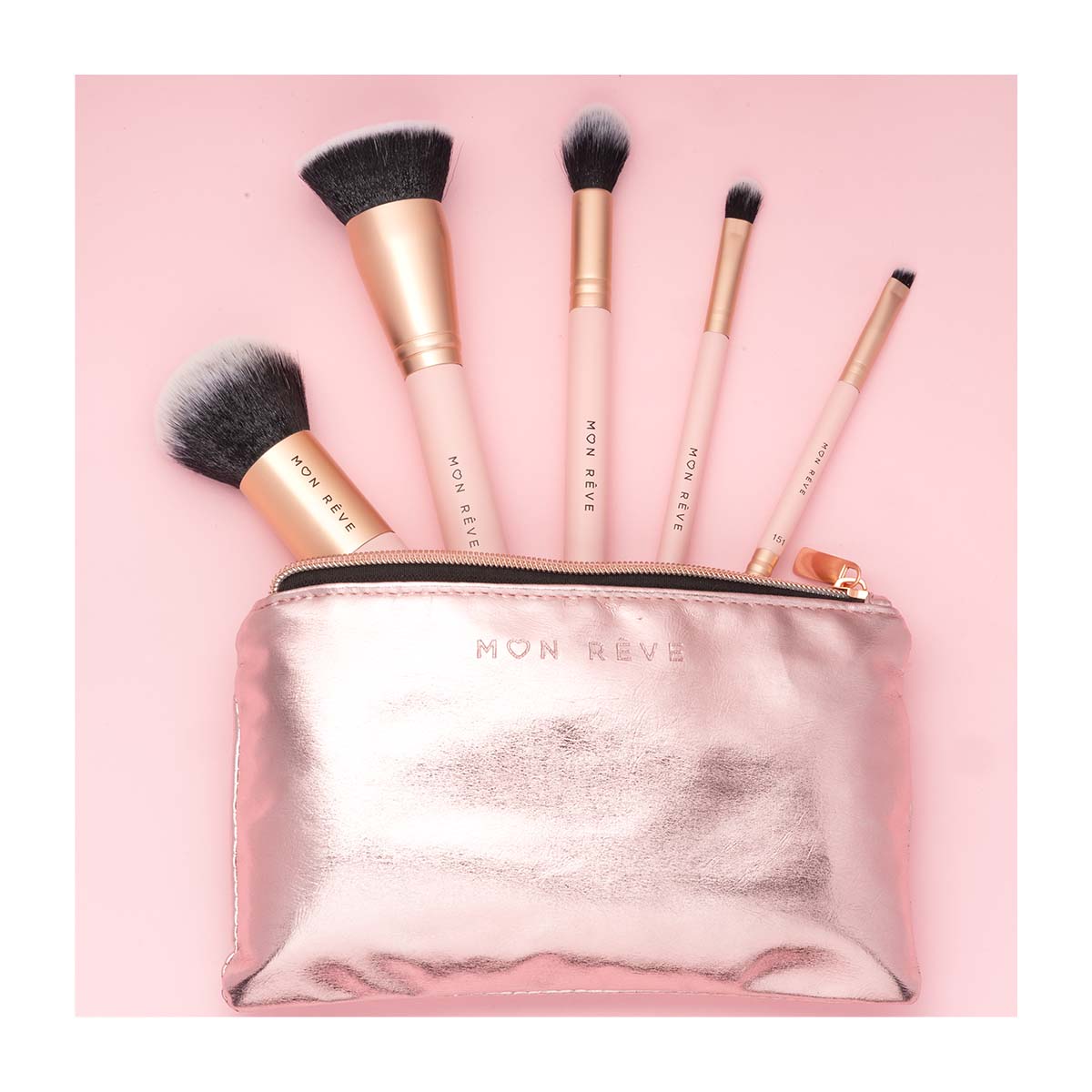 SET DE 5 BROCHAS PARA ROSTRO Y OJOS