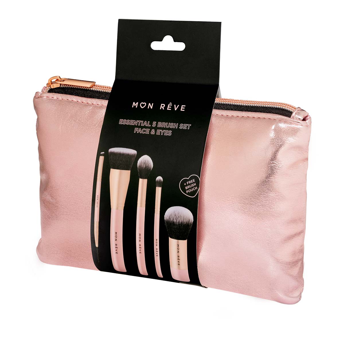 SET DE 5 BROCHAS PARA ROSTRO Y OJOS